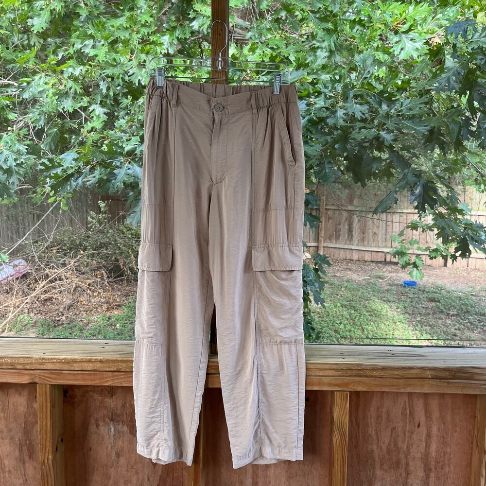 Gap Women's Mid-Rise Cargo Pants Khaki Tan Size M